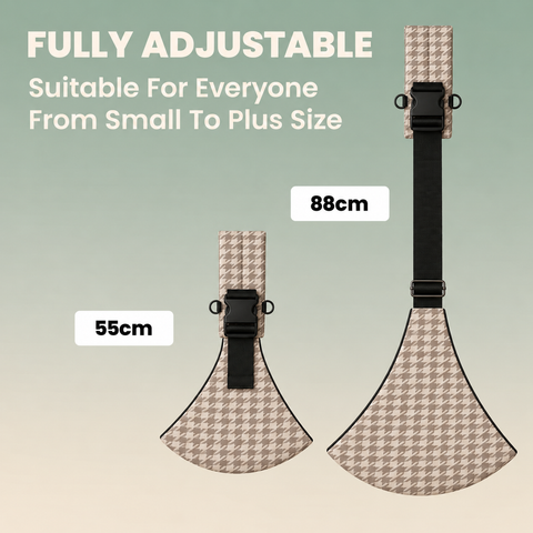Soft Houndstooth - Kowala adjustable strap guide